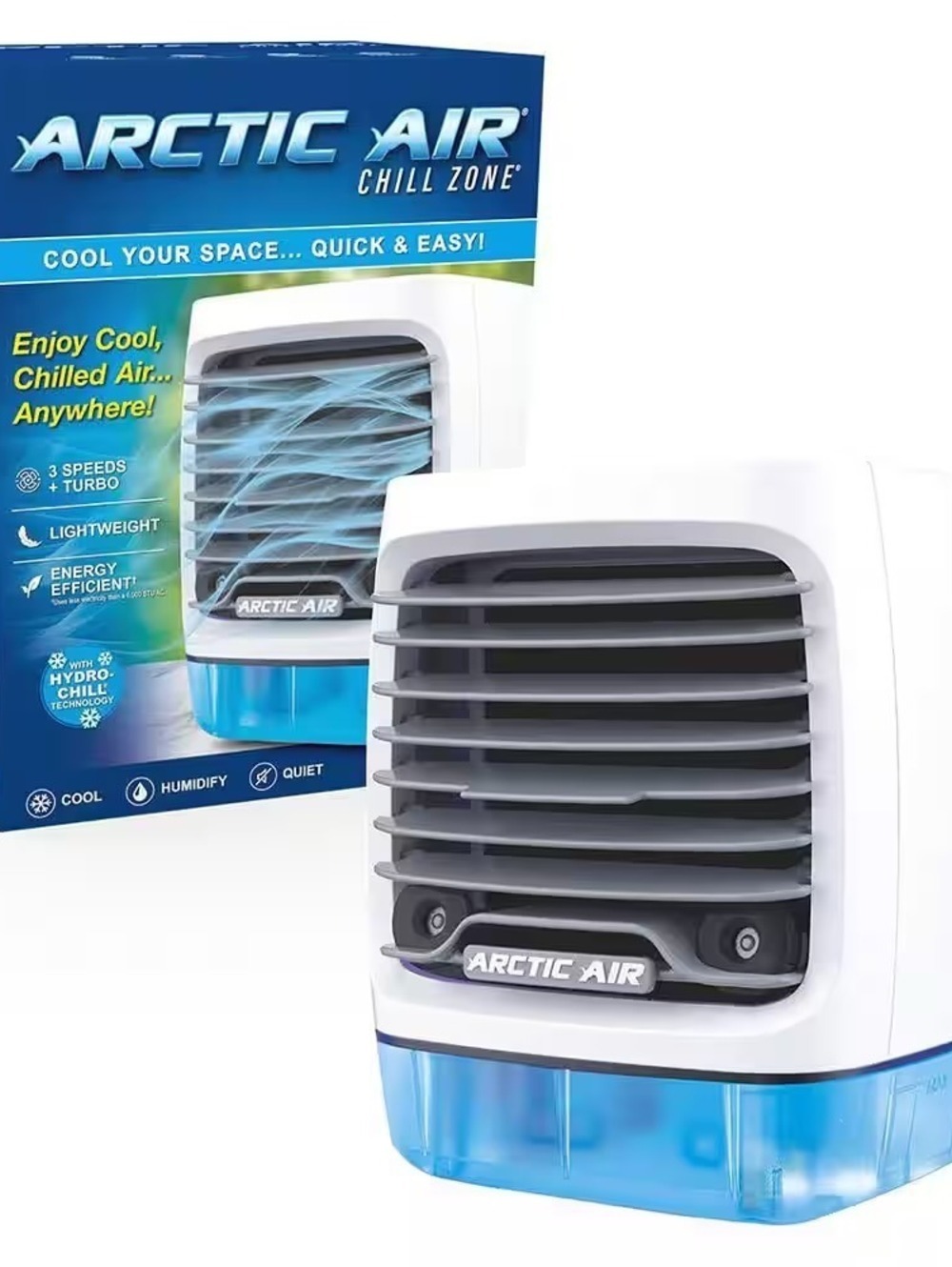 Arctic Air Chill Zone Personal Space Evaporative Air Cooler and Humidifier